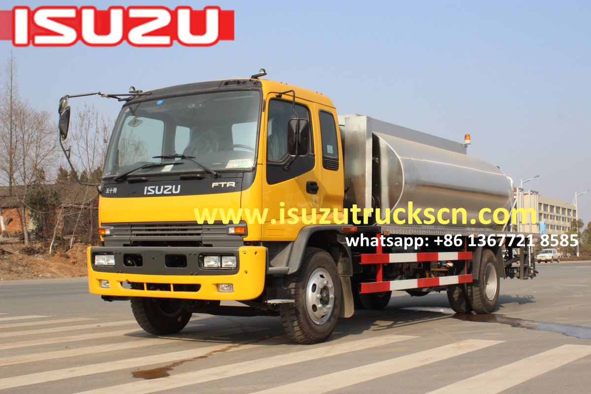 10000L Myanmar Japanese ISUZU FTR Automatic Bitumen Transportation Tank/Asphalt Transportation Tank Truck 10000L Myanmar Japanese ISUZU FTR Automatic Bitumen Transportation Tank/Asphalt Transportation Tank Truck