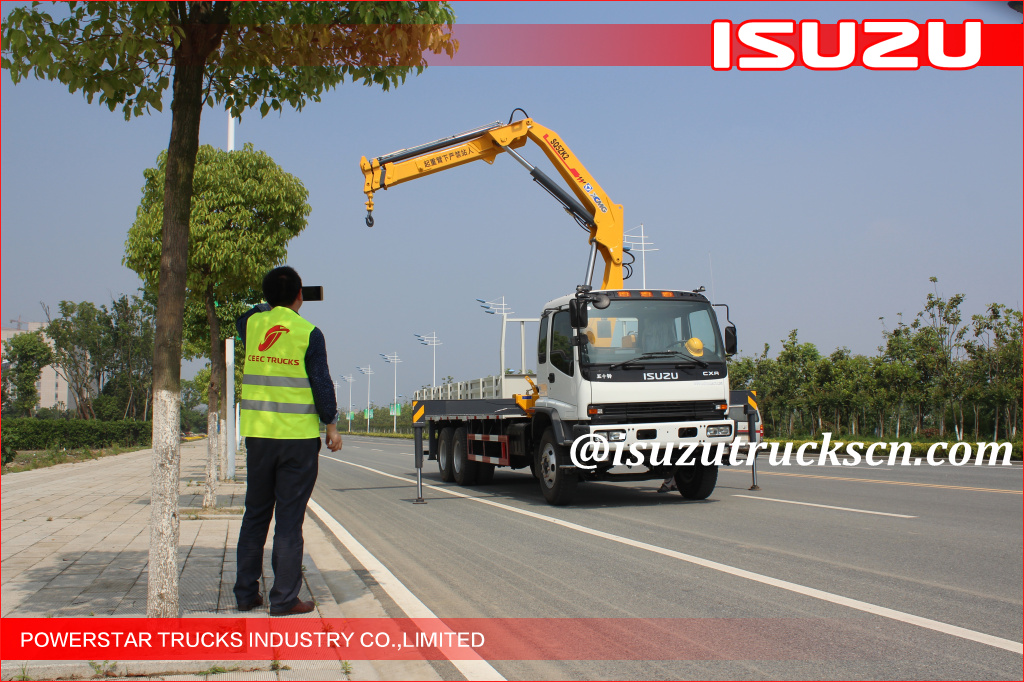 10 wheels Heavy Duty Isuzu Knuckle Boom Truck Crane, ISUZU Crane trucks 10 wheels Heavy Duty Isuzu Knuckle Boom Truck Crane, ISUZU Crane trucks
