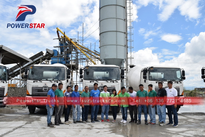 Philippines 6x4 10wheels HINO 10M3 Concrete Mixer Truck for sale Philippines 6x4 10wheels HINO 10M3 Concrete Mixer Truck for sale