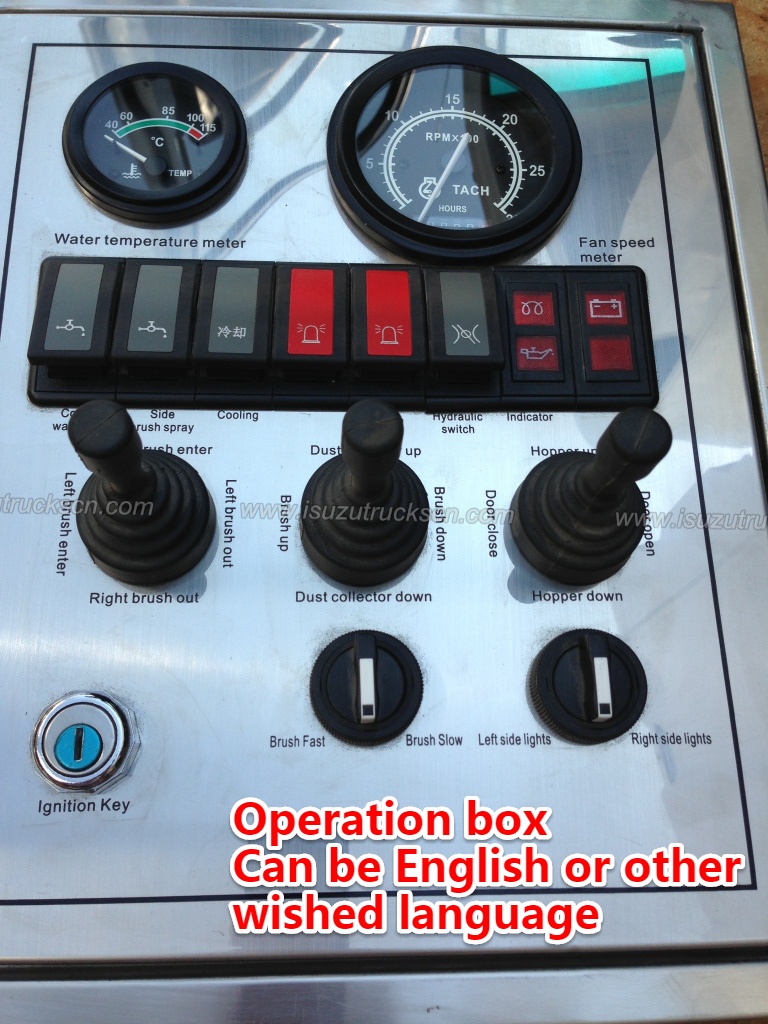 ISUZU NKR 3cbm-5cbm Isuzu Road Sweeping Vehicle control box ISUZU NKR 3cbm-5cbm Isuzu Road Sweeping Vehicle control box
