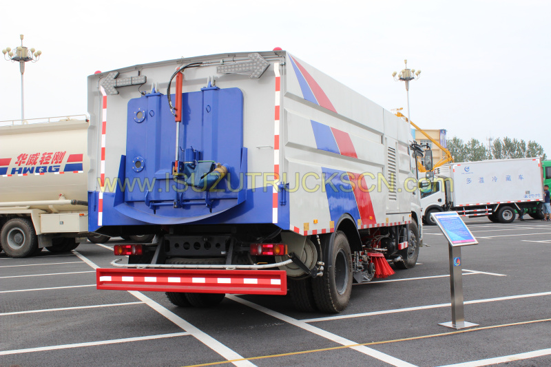 High vacuum road sweeper Dongfeng sweeper with washer pictures High vacuum road sweeper Dongfeng sweeper with washer pictures