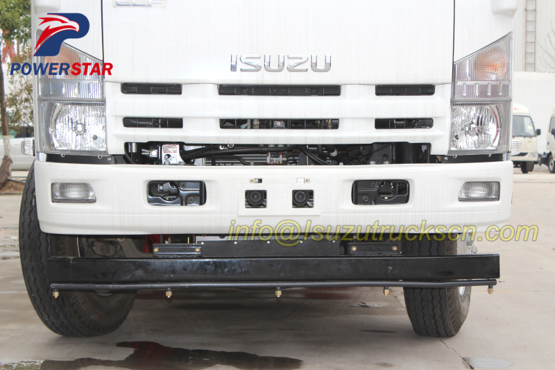 Japanese brand High performance road sweeping vehicle Isuzu NPR with 10cbm pictures Japanese brand High performance road sweeping vehicle Isuzu NPR with 10cbm pictures