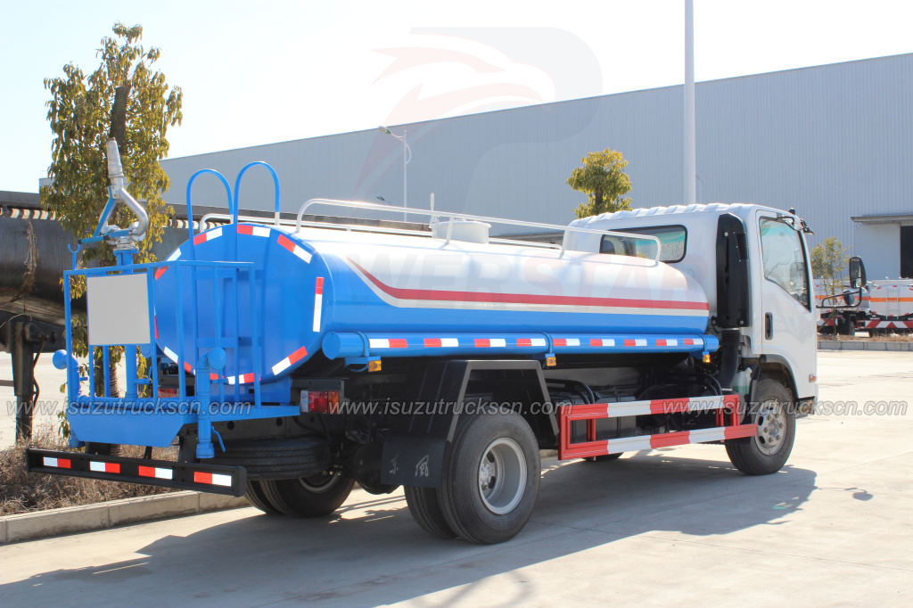 Japanese 7000L 8000L ELF Isuzu watering tanker cart street springkler truck Japanese 7000L 8000L ELF Isuzu watering tanker cart street springkler truck