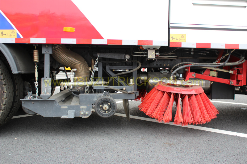 High vacuum road sweeper Dongfeng sweeper with washer pictures High vacuum road sweeper Dongfeng sweeper with washer pictures
