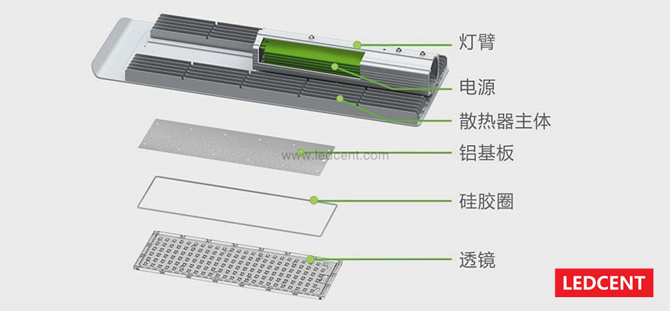 150 W LED street lighting fixtures