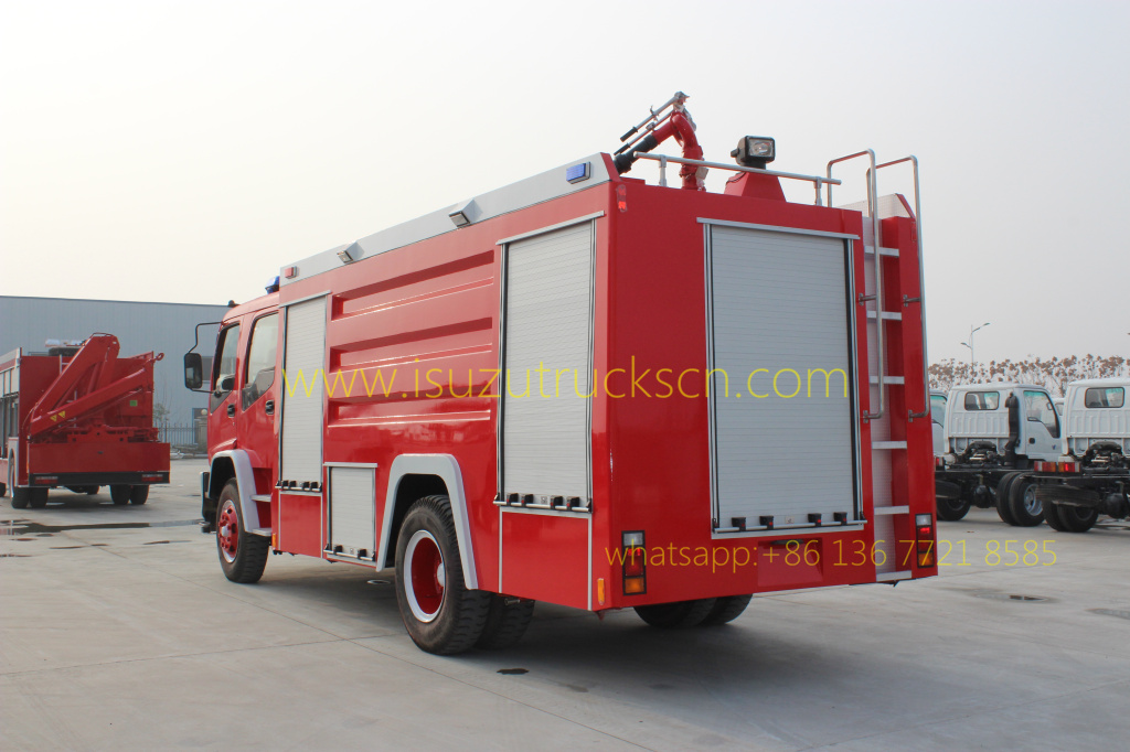 Water Foam Fire truck Isuzu Fire vehicle Manufacturer supplier Water Foam Fire truck Isuzu Fire vehicle Manufacturer supplier