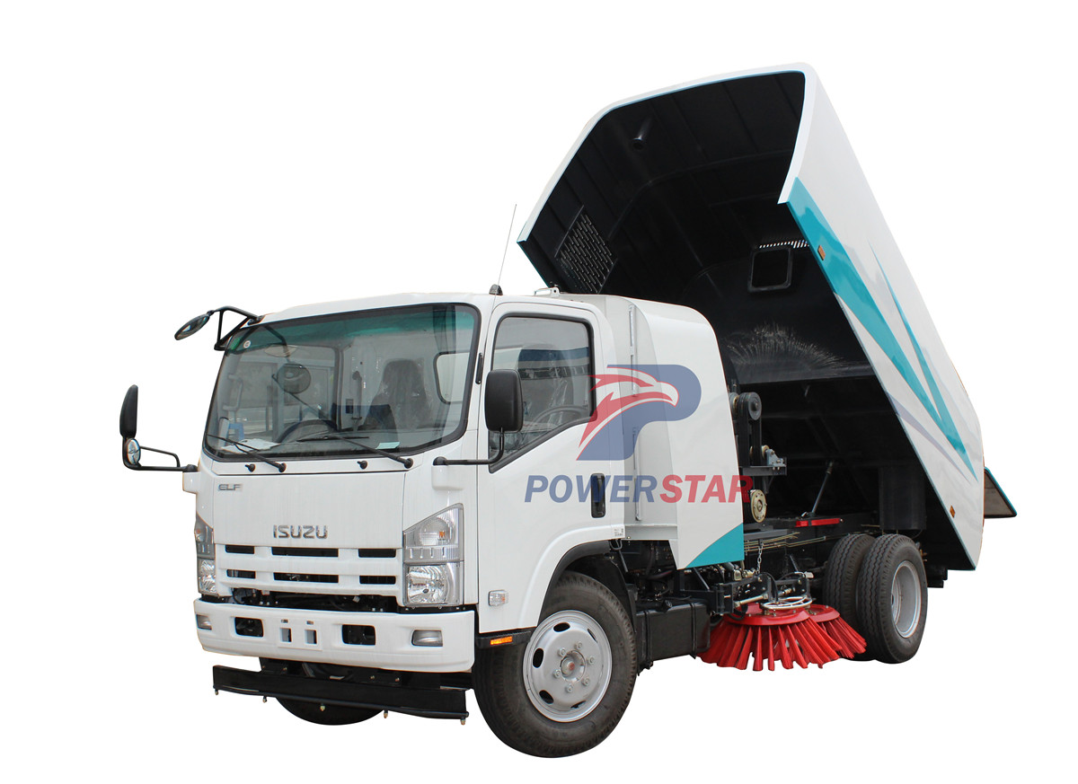 Four brushes road sweeper truck Isuzu Four brushes road sweeper truck Isuzu