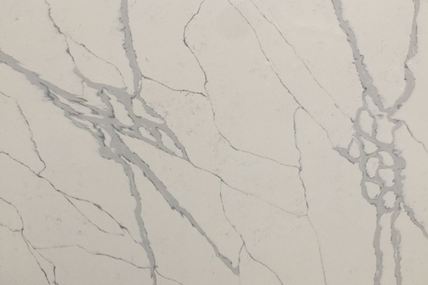 Book match quartz calacatta slab