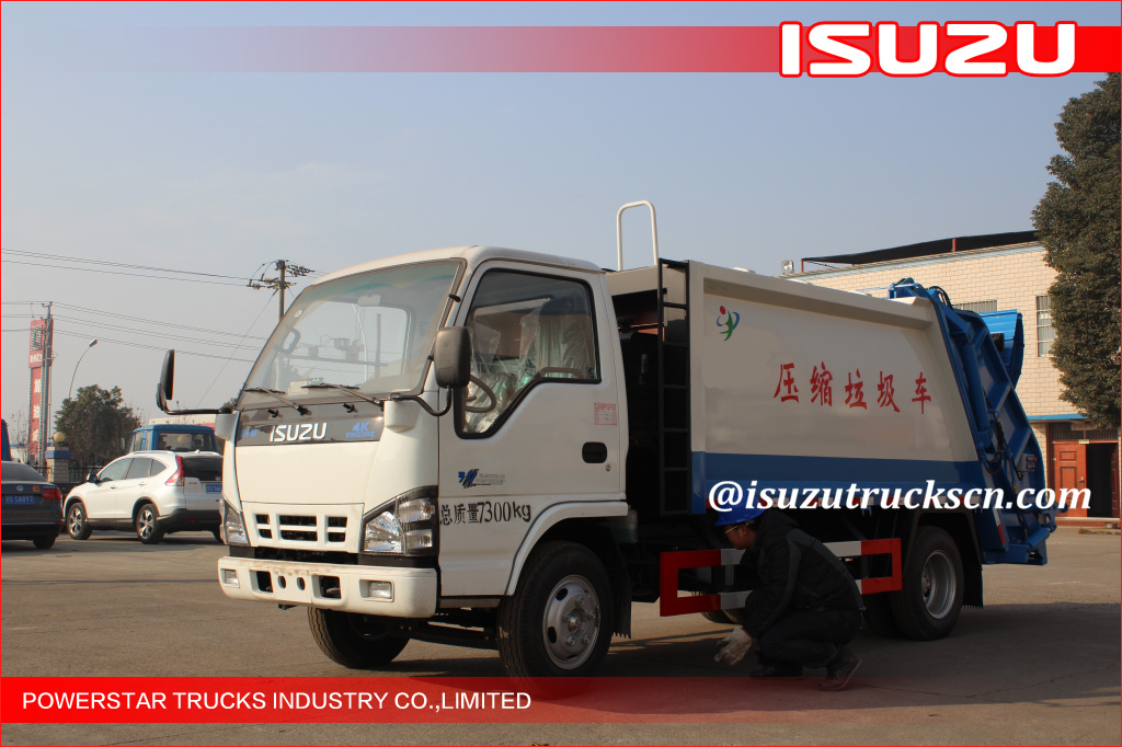 3cbm-5cbm ISUZU NKR Truck Garbage Compactor Supplier 3cbm-5cbm ISUZU NKR Truck Garbage Compactor Supplier