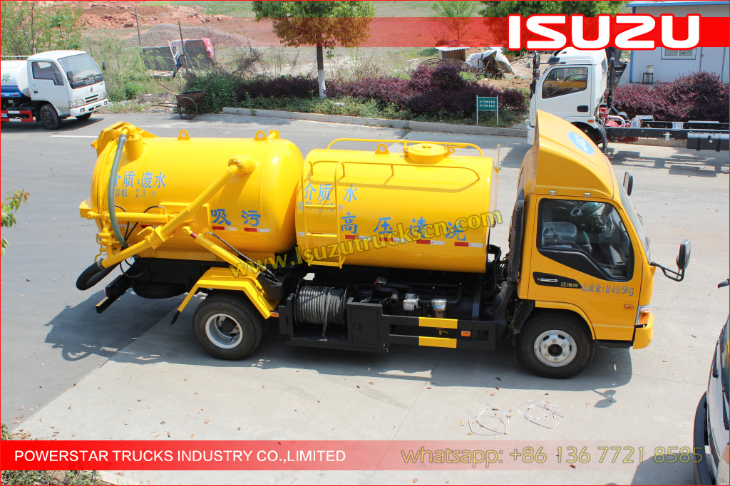 ISUZU Trucks mounted Jetting vacuum trucks ISUZU Trucks mounted Jetting vacuum trucks