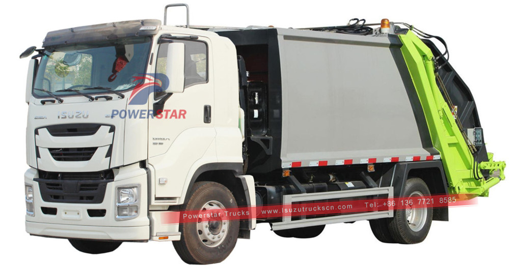 14cbm Isuzu GIGA Garbage Compactor Truck with 380Hp for sale