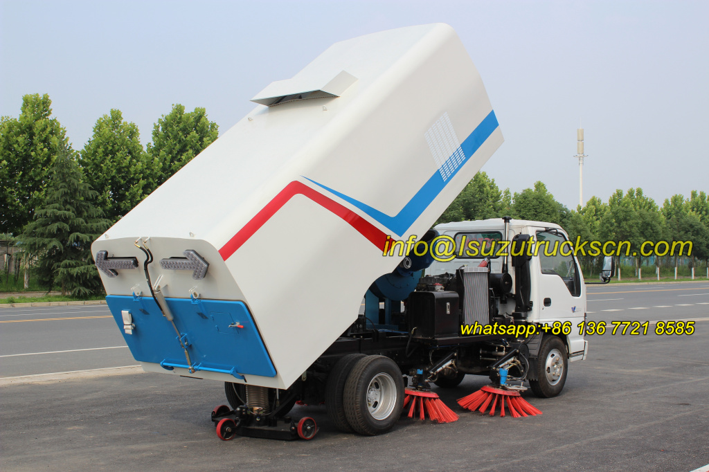 Street Sweeper Truck Isuzu details pictures Street Sweeper Truck Isuzu details pictures