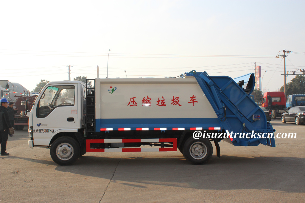 3cbm-5cbm ISUZU NKR Truck Garbage Compactor Supplier 3cbm-5cbm ISUZU NKR Truck Garbage Compactor Supplier