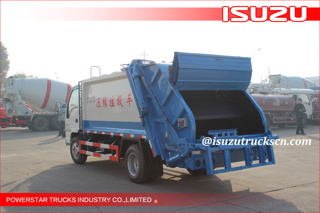 3cbm-5cbm ISUZU NKR Truck Garbage Compactor Supplier