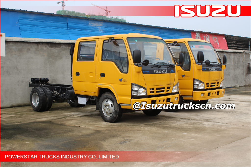 14m 16m ISUZU aerial dobule cab truck chassis for high altitude operation truck application