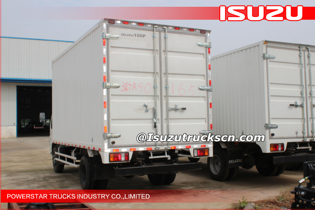 Isuzu ELF 100p 5 Ton Van Truck, Box Truck, Cargo Truck Isuzu ELF 100p 5 Ton Van Truck, Box Truck, Cargo Truck