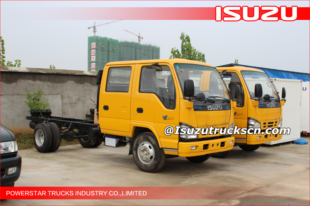 14m 16m ISUZU aerial dobule cab truck chassis for high altitude operation truck application