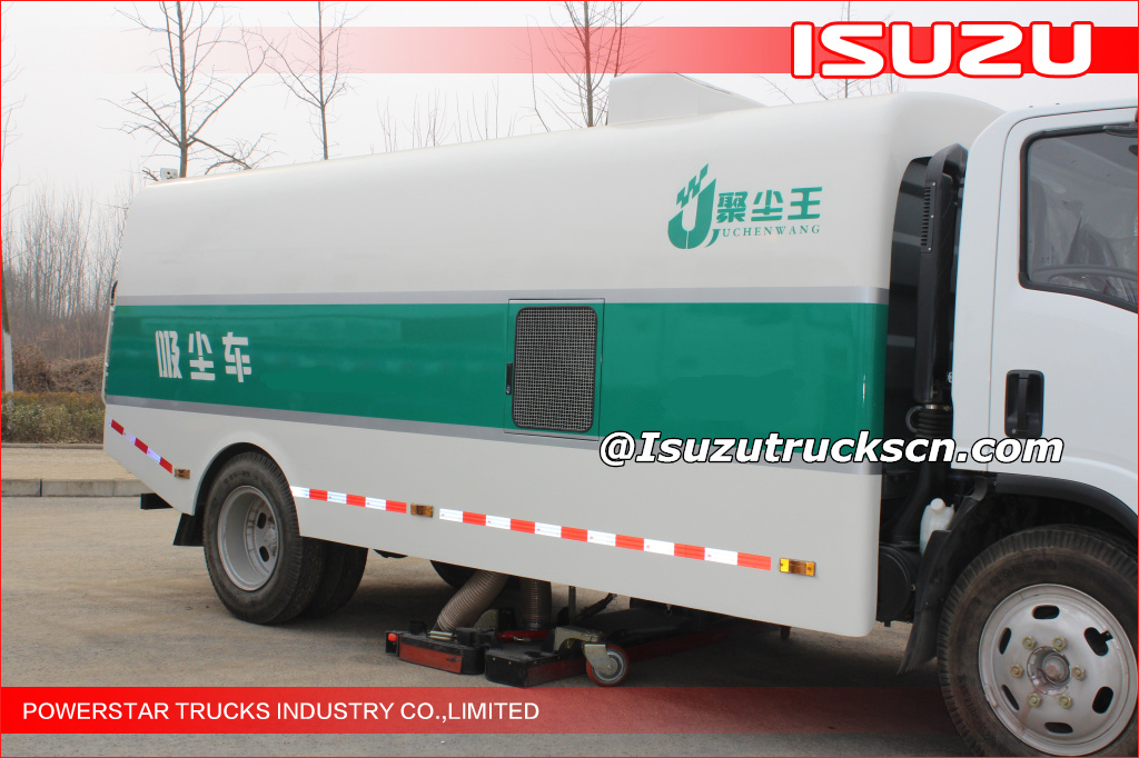 EFL Isuzu road clean vacuum sweeper truck industrial street sweeper Isuzu EFL Isuzu road clean vacuum sweeper truck industrial street sweeper Isuzu