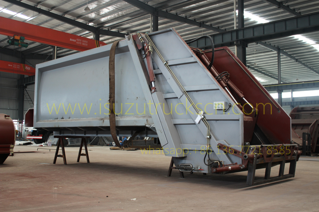 Customer made up structure of Garbage Compactor Truck Body Kit specification and photo Customer made up structure of Garbage Compactor Truck Body Kit specification and photo