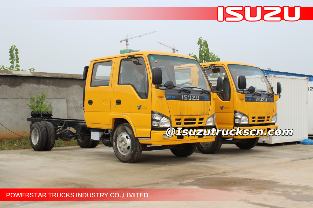 14m 16m ISUZU aerial dobule cab truck chassis for high altitude operation truck application