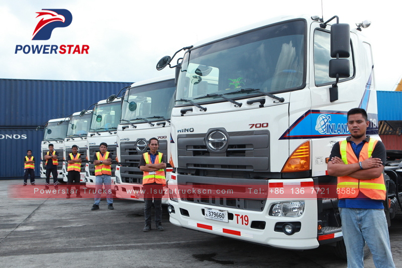 Japan Prime Mover HINO700 Heavy Tractor Trucks export Case Philippines Japan Prime Mover HINO700 Heavy Tractor Trucks export Case Philippines