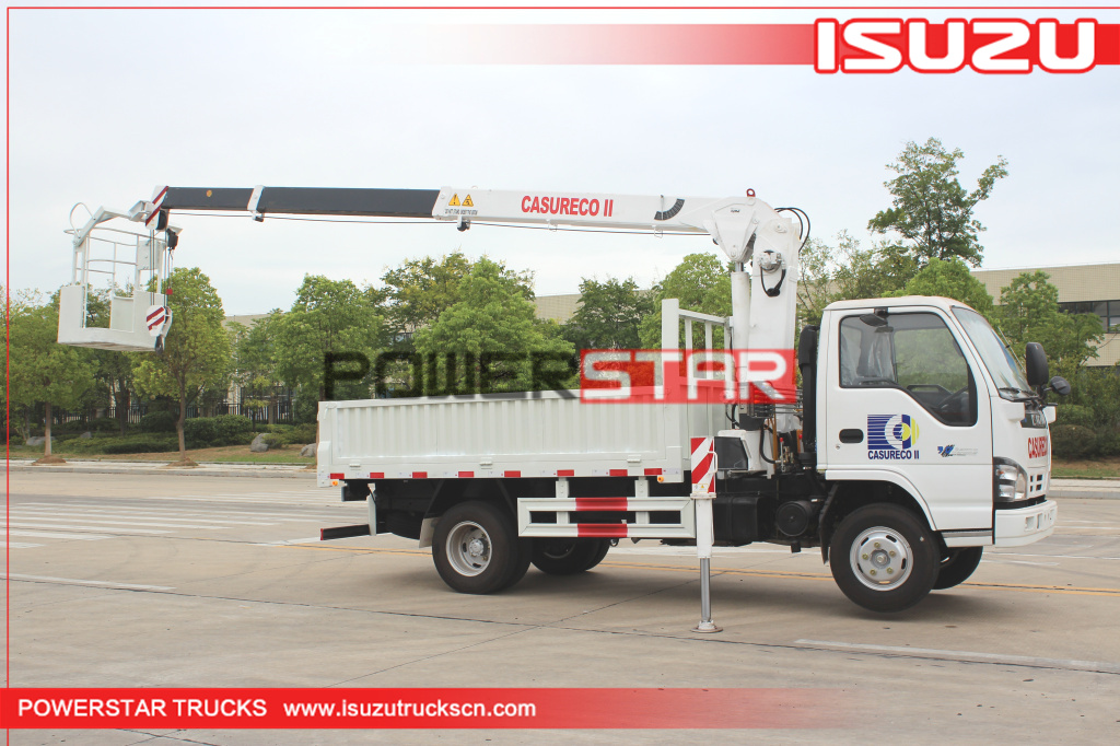 Japan ISUZU Manlifter truck basket crane vehicle for sale Japan ISUZU Manlifter truck basket crane vehicle for sale