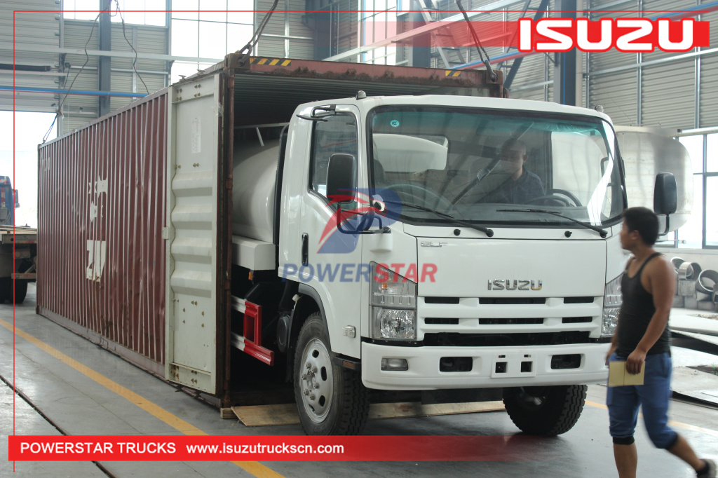 Custom stainless steel Isuzu Potable Water Service Tanker Trucks for sale Custom stainless steel Isuzu Potable Water Service Tanker Trucks for sale