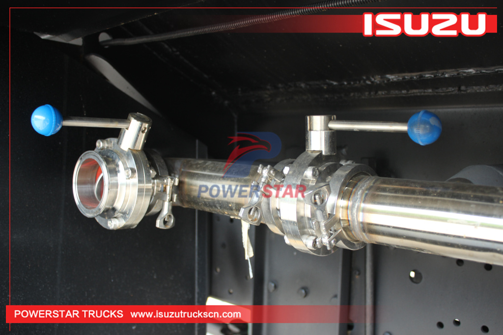 Custom stainless steel Isuzu Potable Water Service Tanker Trucks for sale Custom stainless steel Isuzu Potable Water Service Tanker Trucks for sale