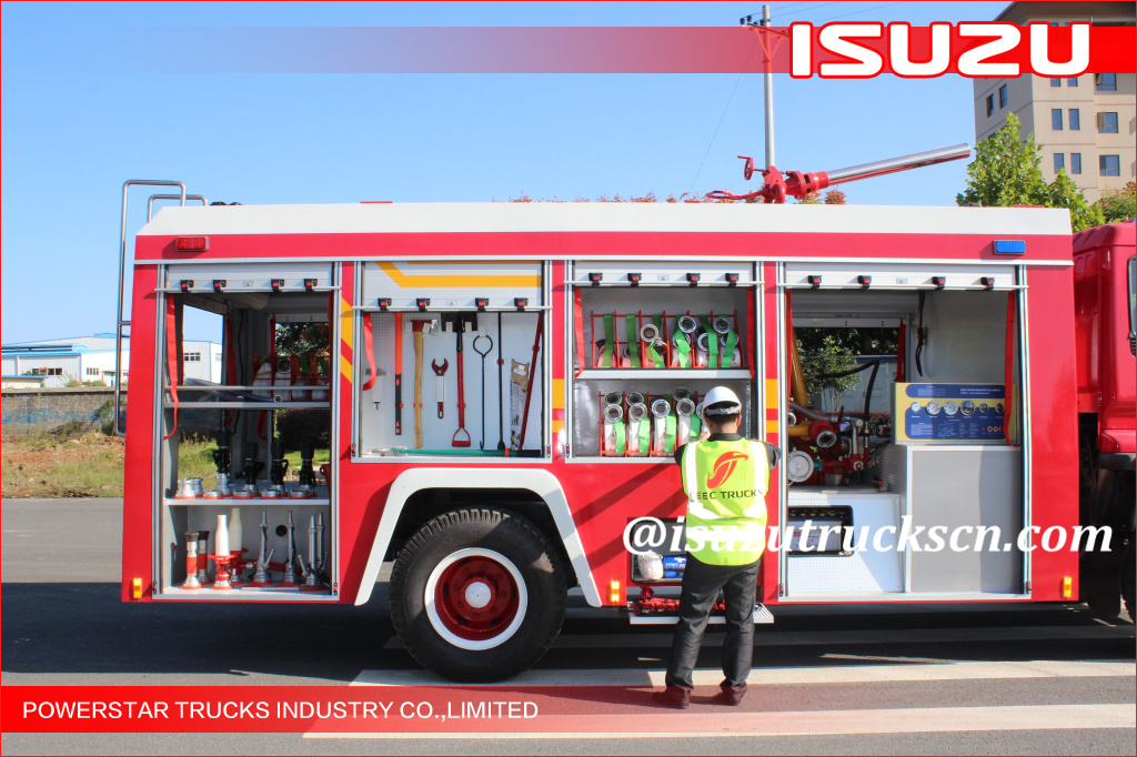 4x2 5000L Single cabin Water Foam Fire Truck Isuzu 4x2 5000L Single cabin Water Foam Fire Truck Isuzu