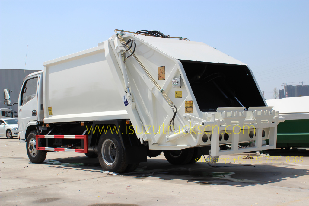  specifications and pictures for Rubbish Compacting Truck Dongfeng 5 CBM