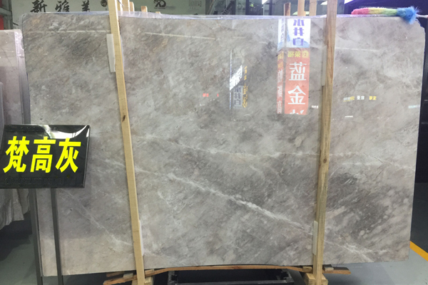 gentle grey color marble slab floor tiles 