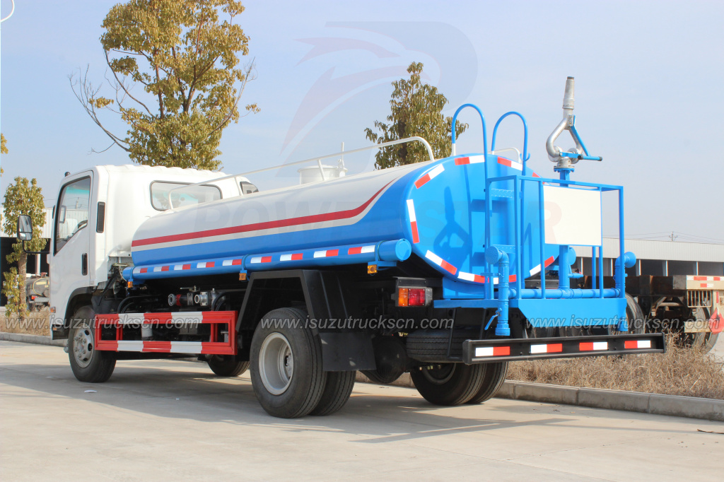 Japanese 7000L 8000L ELF Isuzu watering tanker cart street springkler truck Japanese 7000L 8000L ELF Isuzu watering tanker cart street springkler truck