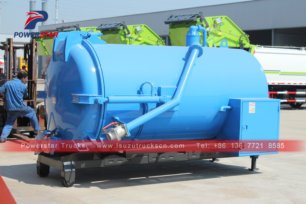 6,000L Vacuum pump tanker truck body kit / super structure 6,000L Vacuum pump tanker truck body kit / super structure