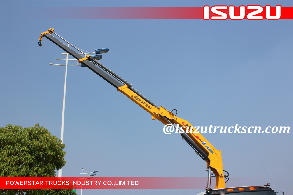  10 wheels Heavy Duty Isuzu Knuckle Boom Truck Crane, ISUZU Crane trucks