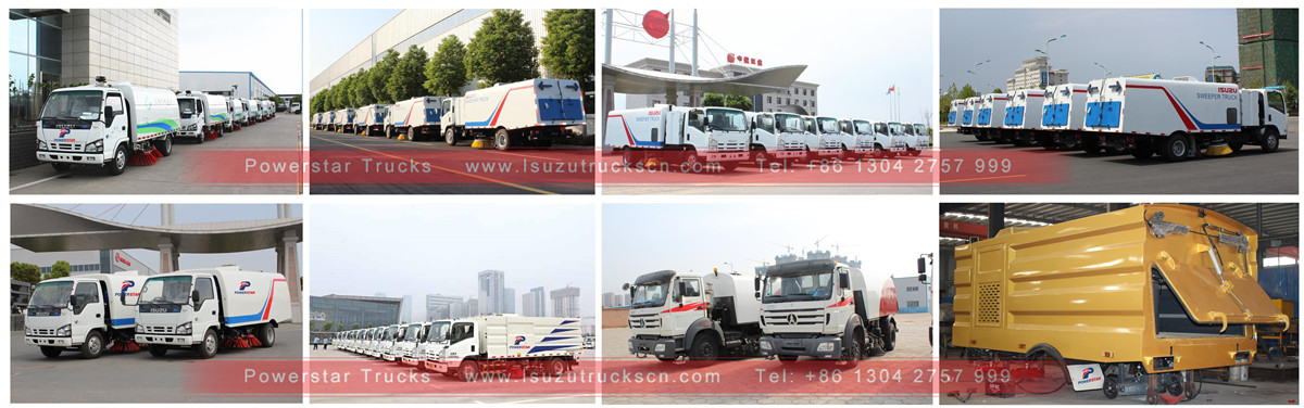 brand new Isuzu road sweeper cleaner truck stock for shipment brand new Isuzu road sweeper cleaner truck stock for shipment