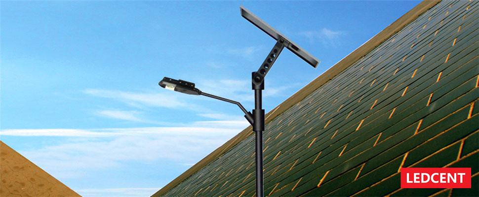 20W solar powered LED street light