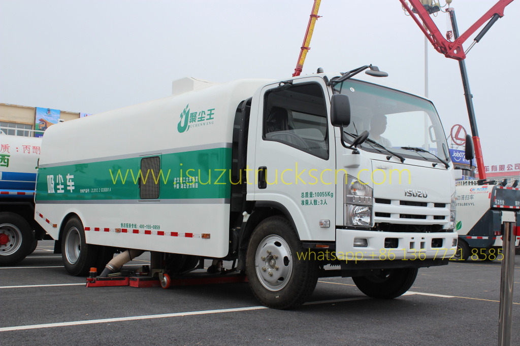 ISUZU Vacuum Truck Mounted Road Sweeper specifications and pictures ISUZU Vacuum Truck Mounted Road Sweeper specifications and pictures
