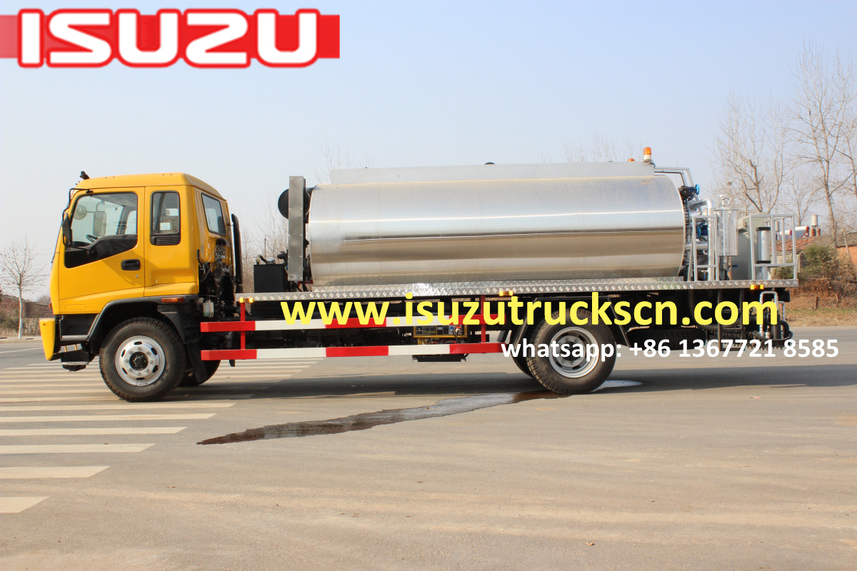 10000L Myanmar Japanese ISUZU FTR Automatic Bitumen Transportation Tank/Asphalt Transportation Tank Truck 10000L Myanmar Japanese ISUZU FTR Automatic Bitumen Transportation Tank/Asphalt Transportation Tank Truck