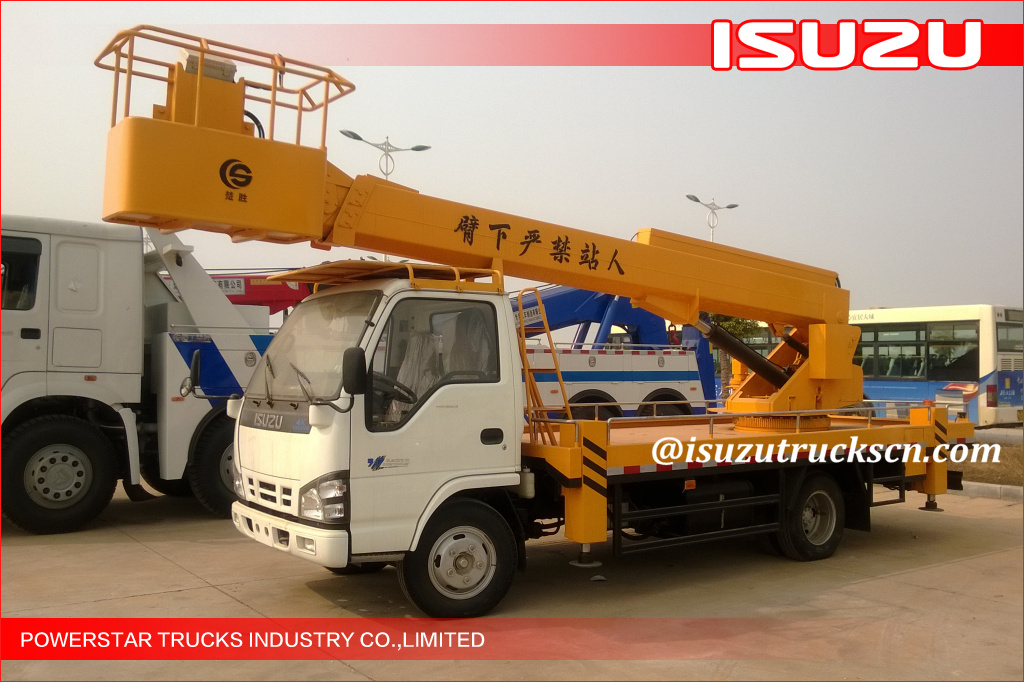 20-22m Telescopic Boom Isuzu Aerial Working Platform Truck 20-22m Telescopic Boom Isuzu Aerial Working Platform Truck