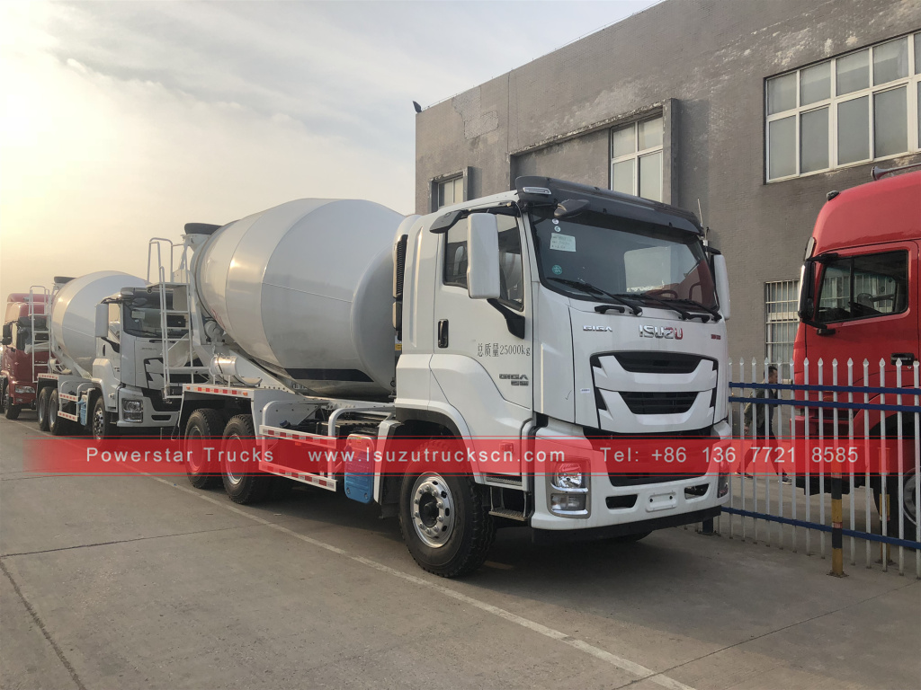 Isuzu GIGA 6x4 10 wheelers Cement Concrete Mixer Truck for sale Isuzu GIGA 6x4 10 wheelers Cement Concrete Mixer Truck for sale