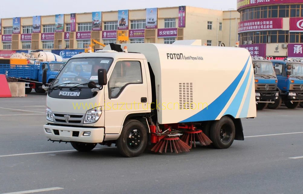 right hand drive road sweeper vehicle foton forland