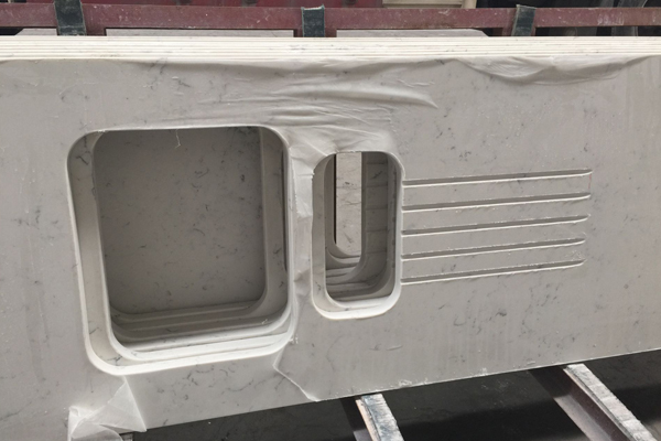 undermount sink top quartz