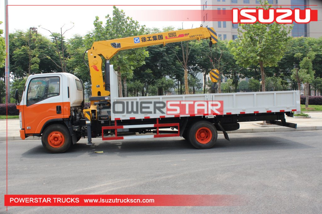 5ton Rwanda Isuzu Mobile Commercial Telescopic Boom Truck Mounted Crane 5ton Rwanda Isuzu Mobile Commercial Telescopic Boom Truck Mounted Crane