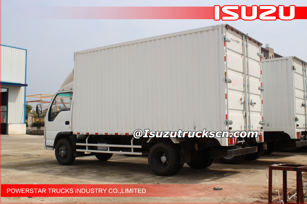 Isuzu ELF 100p 5 Ton Van Truck, Box Truck, Cargo Truck Isuzu ELF 100p 5 Ton Van Truck, Box Truck, Cargo Truck
