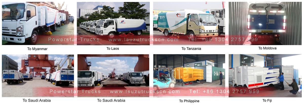shipping for High vacuum road sweeper truck Isuzu shipping for High vacuum road sweeper truck Isuzu
