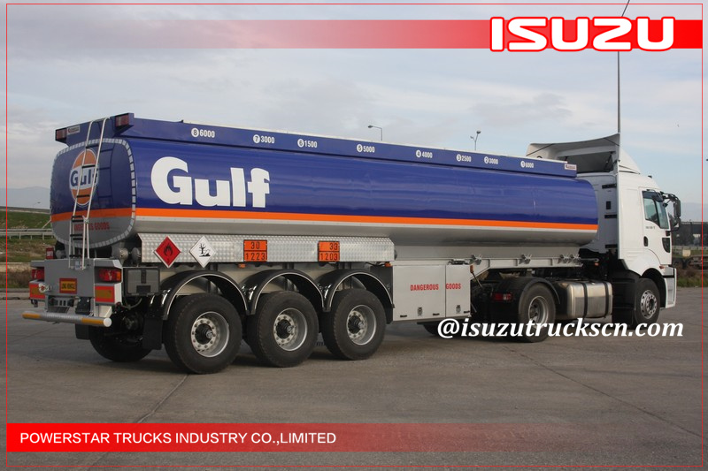 15000L Isuzu Carbon Steel Oil Tank Transportation for Light Petroleum/Diesel Delivery 15000L Isuzu Carbon Steel Oil Tank Transportation for Light Petroleum/Diesel Delivery