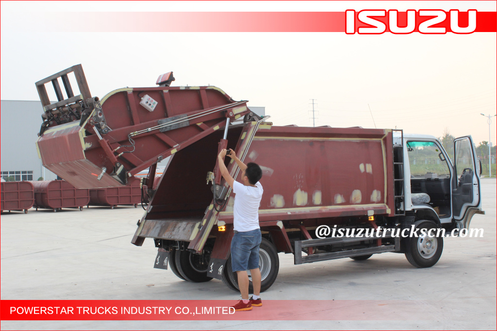 3tons ISUZU Rubbish Compressed Truck with 4KH1 engine 3tons ISUZU Rubbish Compressed Truck with 4KH1 engine