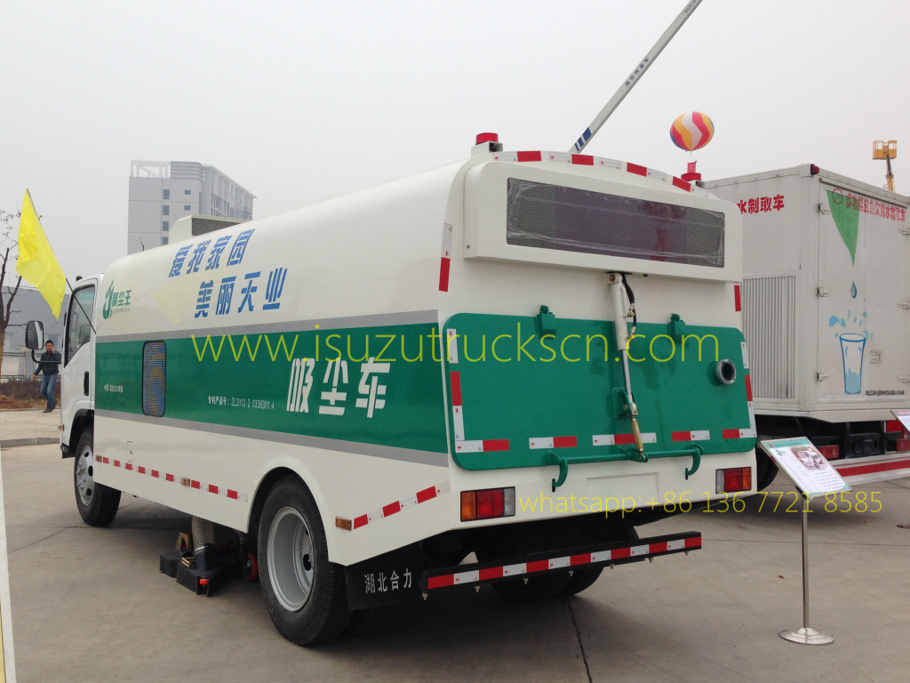 ISUZU Vacuum Truck Mounted Road Sweeper specifications and pictures ISUZU Vacuum Truck Mounted Road Sweeper specifications and pictures