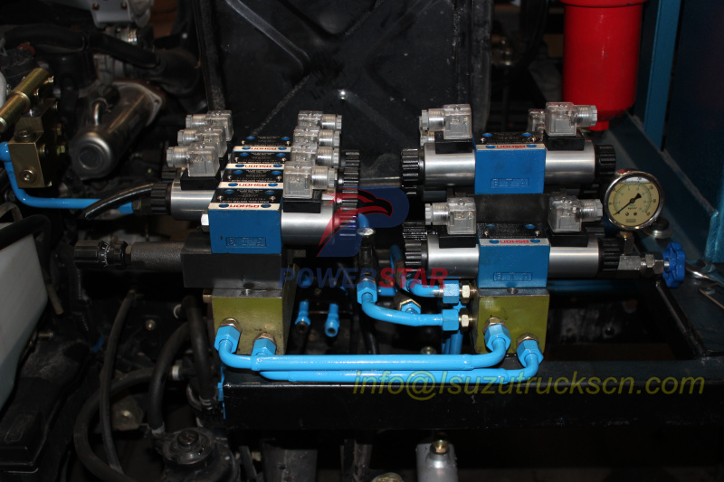 Solenoid valve group for Road sweeper super structure pictures Solenoid valve group for Road sweeper super structure pictures