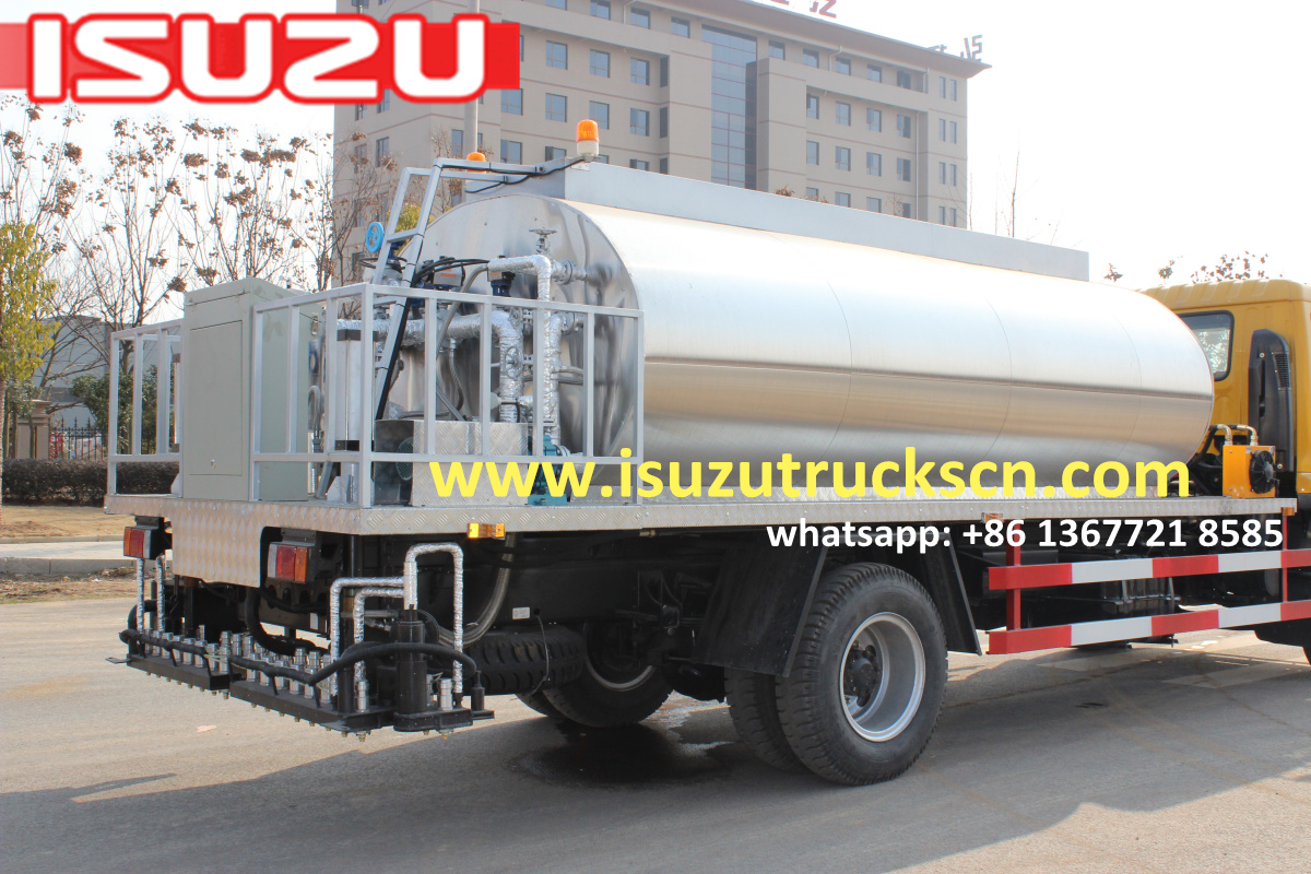10000L Myanmar Japanese ISUZU FTR Automatic Bitumen Transportation Tank/Asphalt Transportation Tank Truck 10000L Myanmar Japanese ISUZU FTR Automatic Bitumen Transportation Tank/Asphalt Transportation Tank Truck